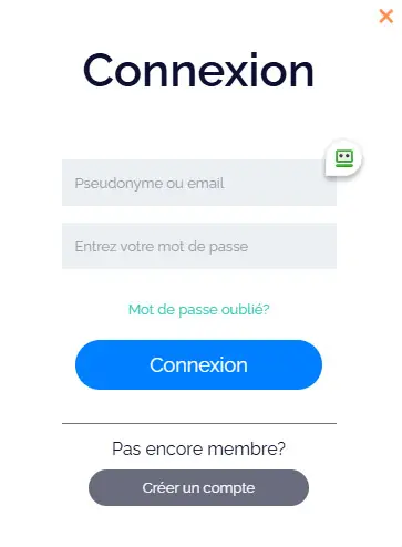 Connexion des membres du Slotexo Casino