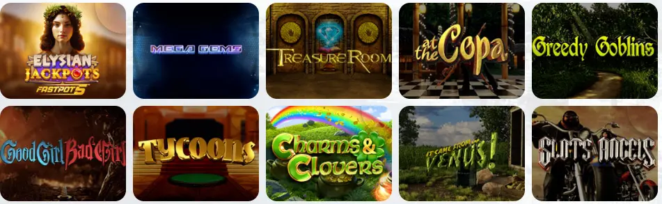 Les Jackpots au SLOTEXO CASINO